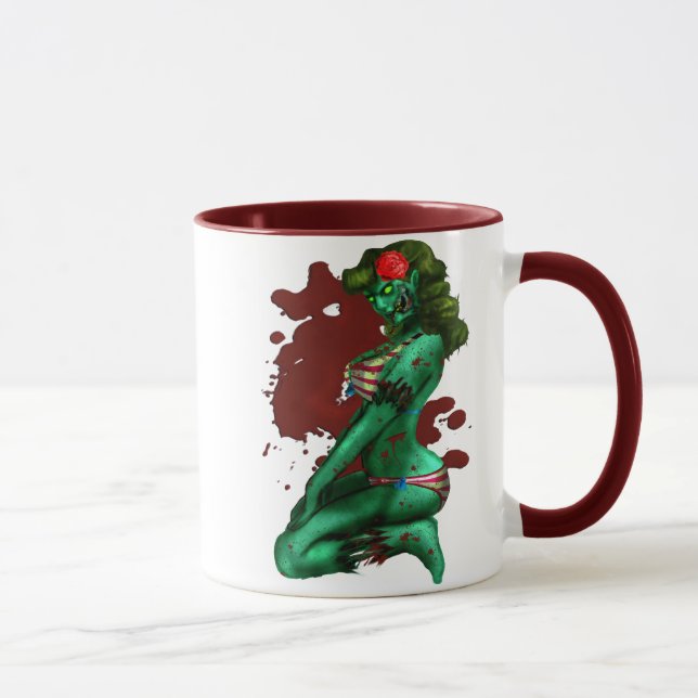 Caneca do Pin-Acima do zombi (Direita)