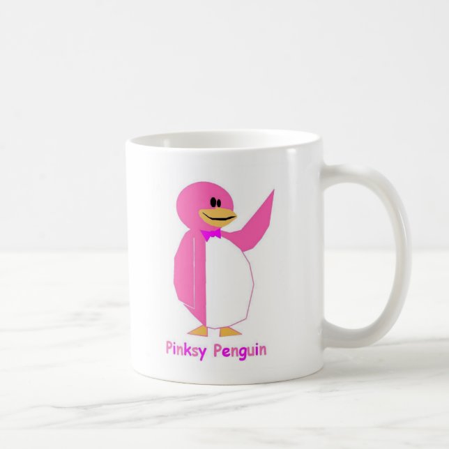 Caneca do pinguim de Pinksy (Direita)