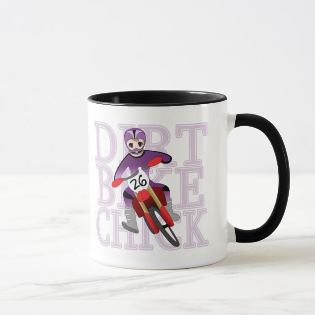 Caneca do pintinho da bicicleta da sujeira da (Direita)