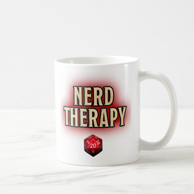Caneca do Podcast da terapia do nerd (Direita)