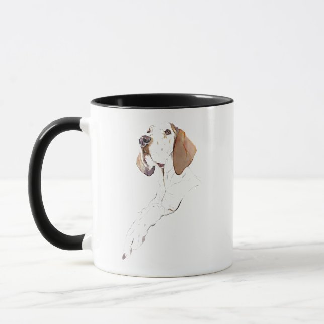 Caneca do Pointer Inglês - Caneca de Café da Mamãe (Esquerda)