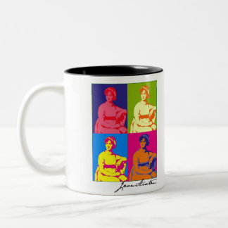 CANECA DO POP ART DE JANE AUSTEN