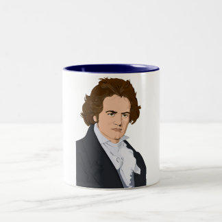 caneca do pop art do beethoven