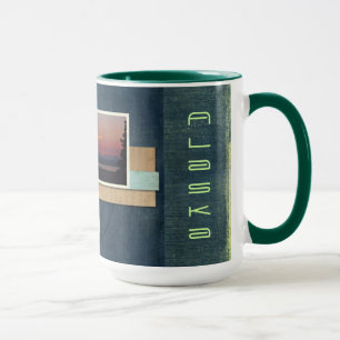 Caneca do pôr do sol de Alaska