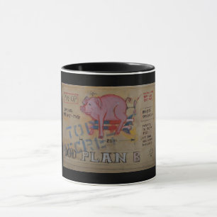 Caneca do porco do dirigível