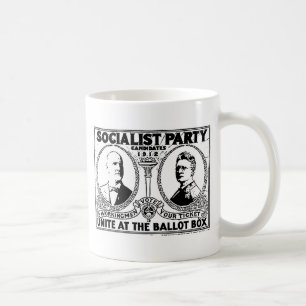 Caneca do poster da campanha de Eugene Debs