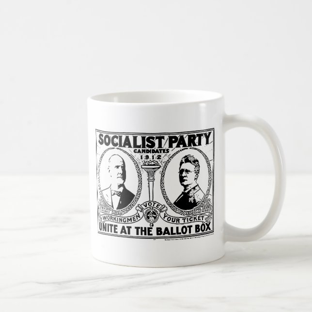 Caneca do poster da campanha de Eugene Debs (Direita)