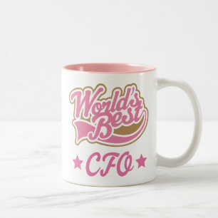 Caneca do presente de CFO (mundos melhores)