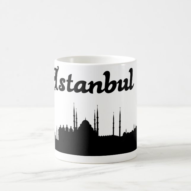 Caneca do presente do marco de Istambul Turquia (Centro)