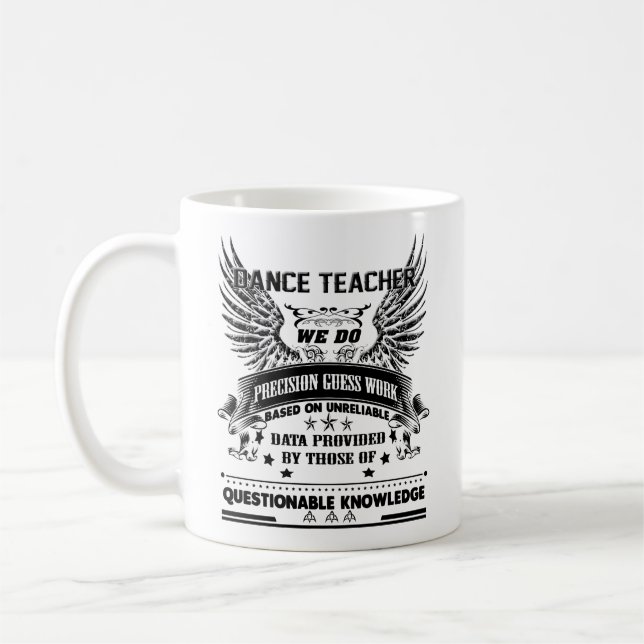 Caneca do professor da dança, caneca de café do (Esquerda)