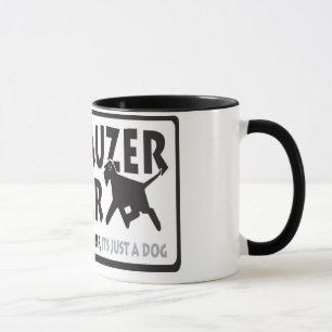 caneca do proprietário do schnauzer