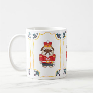 Caneca do Pug do Nutcracker