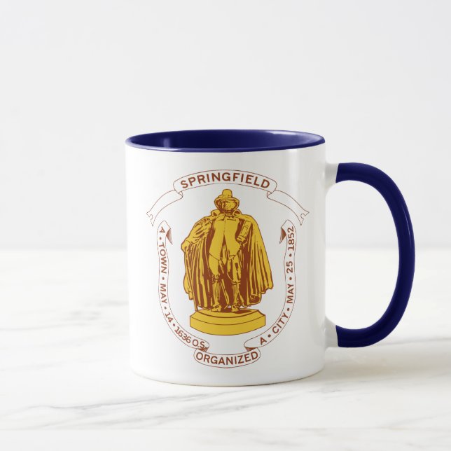 Caneca do puritano das MÃES de Springfield (Direita)