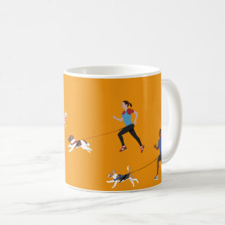 Caneca do quarteto de Canicross