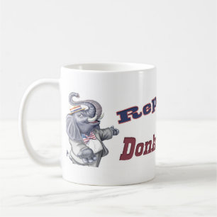 Caneca do republicano do voto