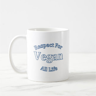 Caneca do respeito do Vegan