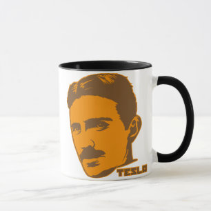 Caneca do retrato de Nikola Tesla