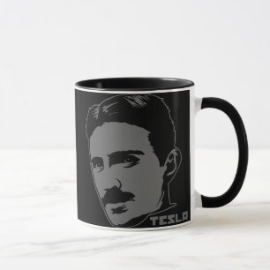 Caneca do retrato de Nikola Tesla