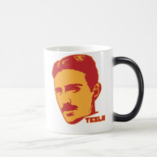 Caneca do retrato de Nikola Tesla