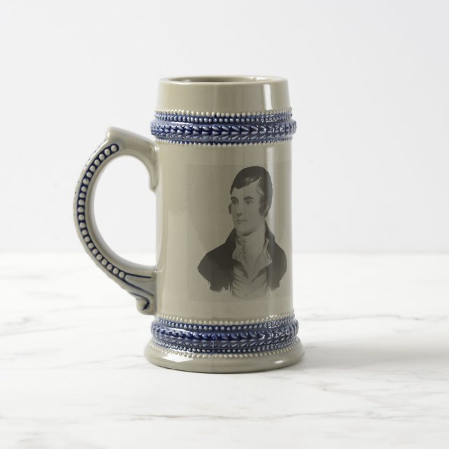 Caneca do retrato de Robert Burns (Esquerda)