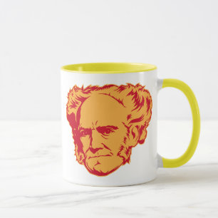 Caneca do retrato de Schopenhauer