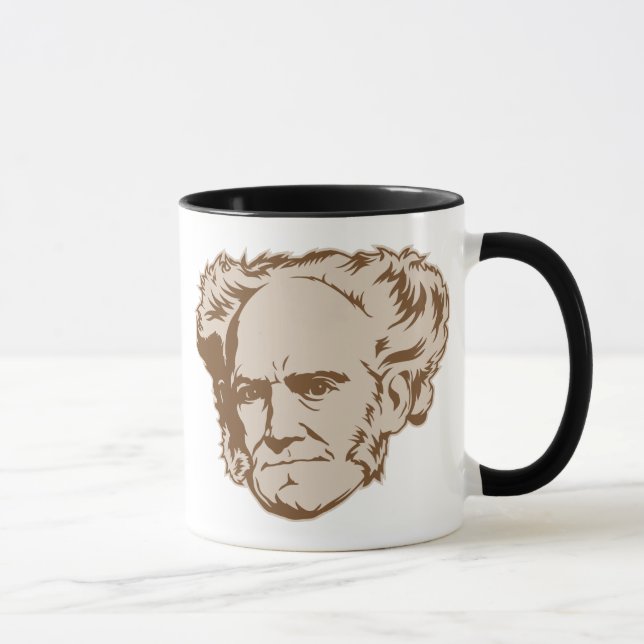 Caneca do retrato de Schopenhauer (Direita)