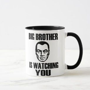 Caneca do retrato do big brother