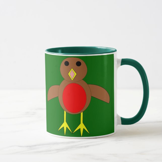 Caneca do Robin de Natal (Direita)