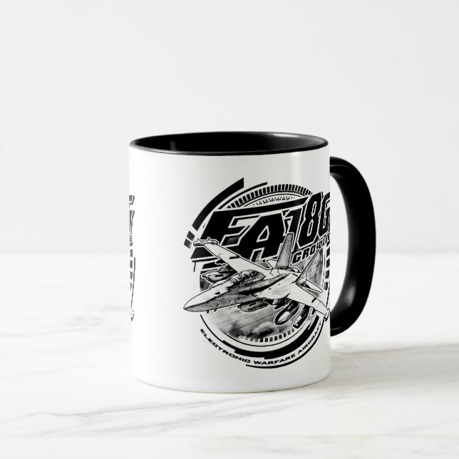 Caneca do rosnador de EA-18G (Frente Esquerda)