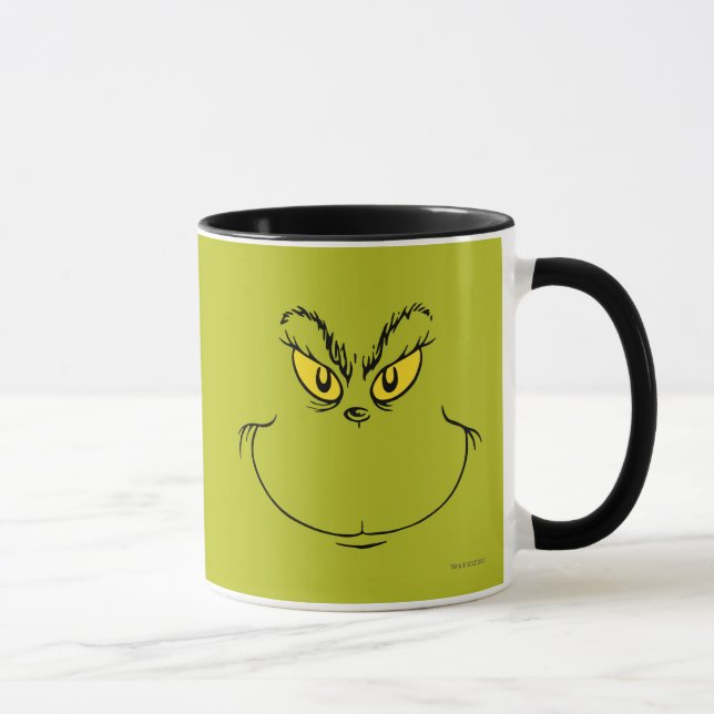 Caneca do Rosto do Grinch Roubou o Natal (Direita)