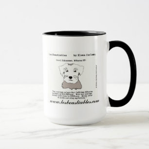 Caneca do salário mínimo de WStores do Schnauzer