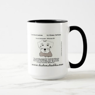 Caneca do salário mínimo de WStores do Schnauzer