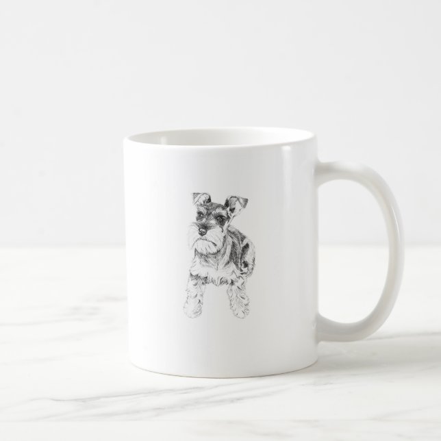 Caneca do Schnauzer diminuto (Direita)