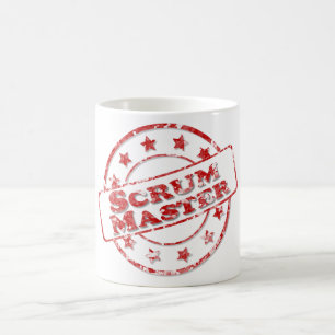 Caneca do selo do mestre do scrum