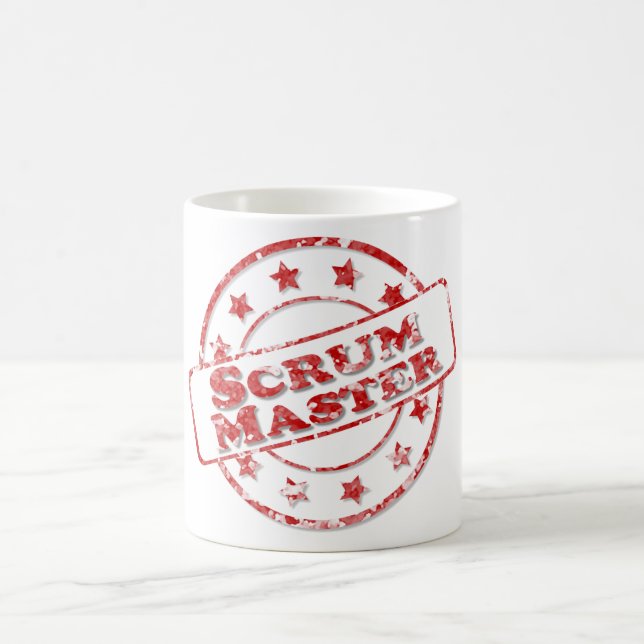 Caneca do selo do mestre do scrum (Centro)