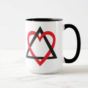 Caneca do símbolo da adopção