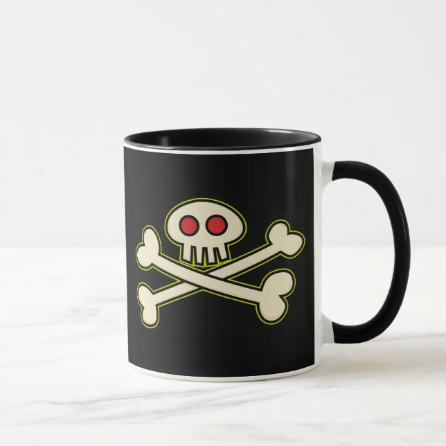 Caneca do símbolo do pirata (Direita)