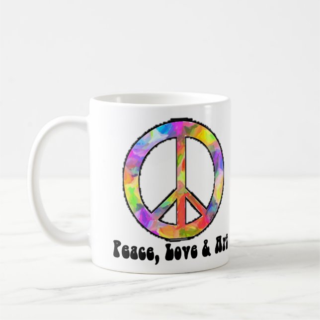 Caneca do sinal de paz (Esquerda)