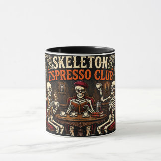 Caneca do Skeleton Espresso Club | Xícara de Café