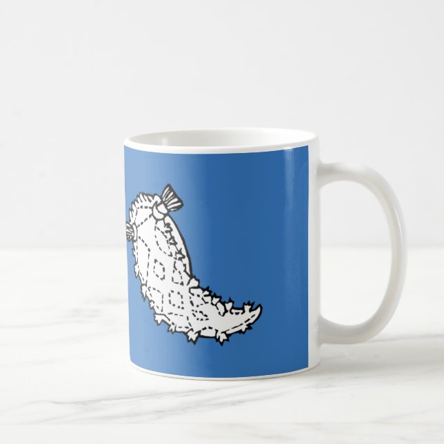 Caneca do Slug do impressão do nudibranch de (Direita)