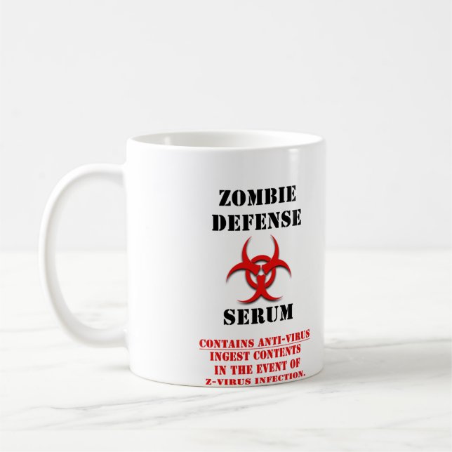Caneca do soro da defesa do zombi (Esquerda)