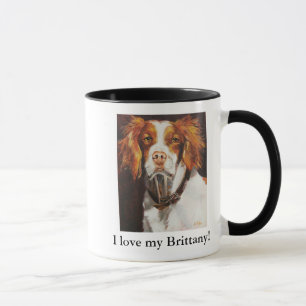 Caneca do Spaniel de Brittany