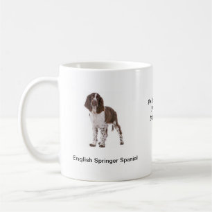 Caneca do Spaniel de Springer - com duas imagens e
