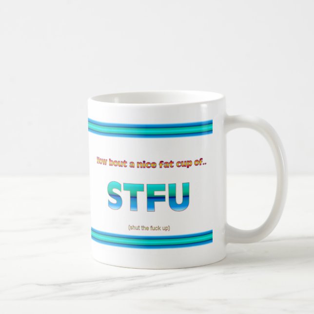 caneca do stfu do ebonix (Direita)