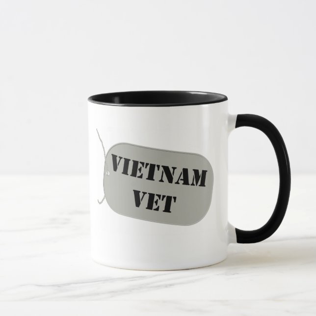 Caneca do Tag do veterinário de Vietnam (Direita)