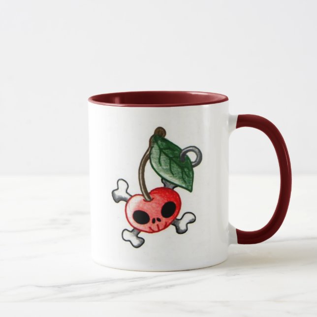 Caneca do tatuagem da cereja (Direita)
