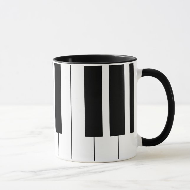Caneca do teclado de piano (Direita)