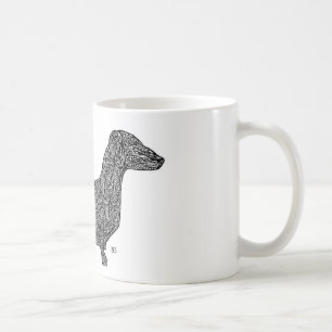 Caneca do teste padrão do Dachshund