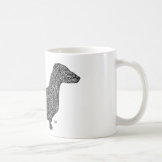 Caneca do teste padrão do Dachshund