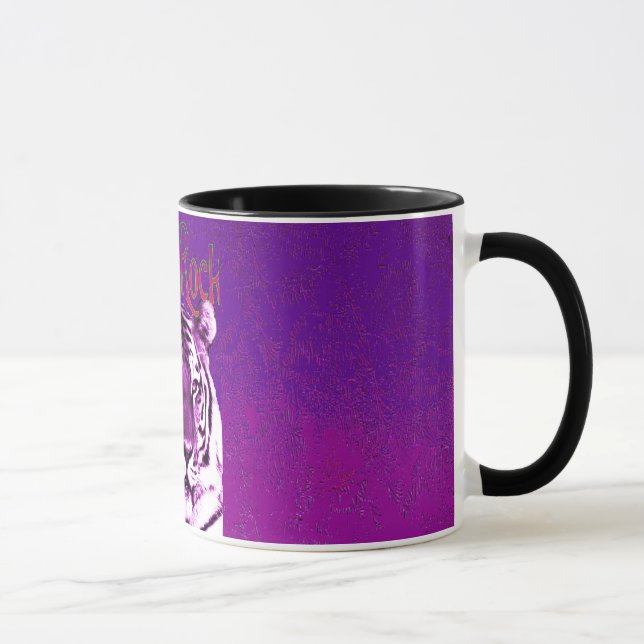 Caneca do tigre da rocha das meninas (Direita)